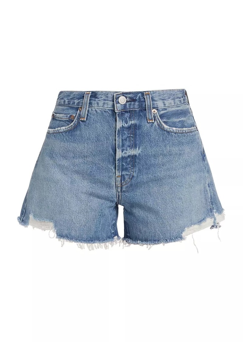 Agolde Parker Ringe Denim Shorts