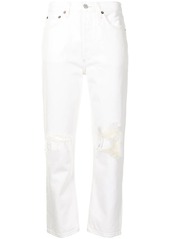 Agolde Riley cropped straight-leg jeans