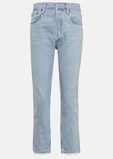 Agolde Riley high-rise cropped jeans