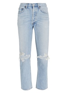 Agolde Riley High-Rise Cropped Jeans