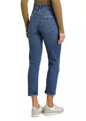 Agolde Riley Straight-Leg Crop Jeans