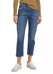 Agolde Riley Straight-Leg Crop Jeans