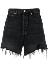 Agolde Stella high-rise denim shorts