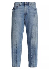 Agolde The Fold High-Rise Straight Jeans