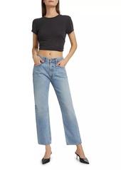 Agolde Valen Denim Straight-Leg Jeans