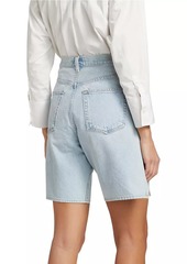 Agolde Vida Denim High-Rise Split Jean Shorts