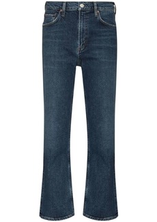 Agolde Wilder cropped straight-leg jeans