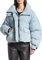 Agolde x Shoreditch Ski Club Nova Denim Puffer Jacket