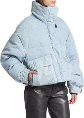Agolde x Shoreditch Ski Club Nova Denim Puffer Jacket