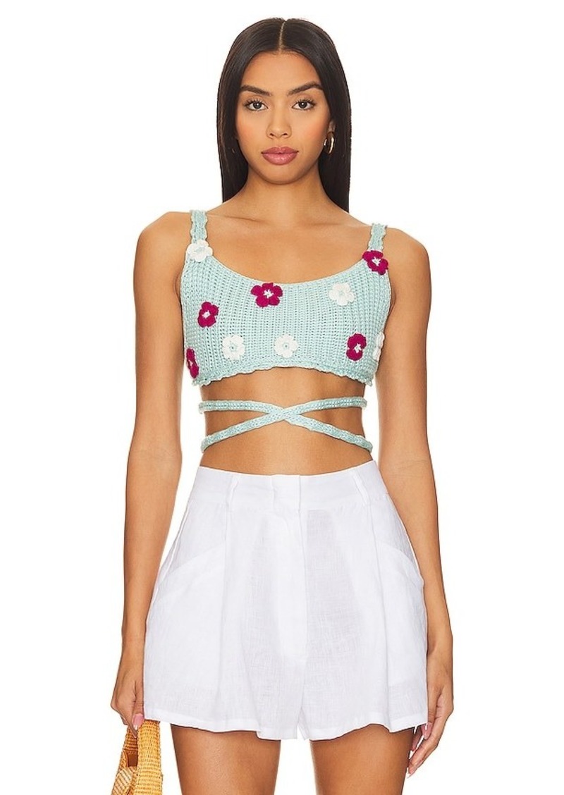 Agua Bendita x REVOLVE Albany Crop Top