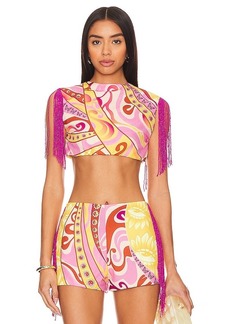 Agua Bendita x REVOLVE Candy Crop Top