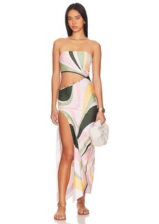 Agua Bendita X Revolve Gwen Vitreo Midi Dress