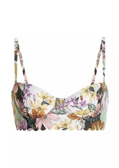 Agua Bendita Lauren Vitreo Floral Underwire Bikini Top