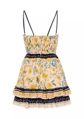 Agua Bendita Returning To The Roots Isadora Floral Minidress