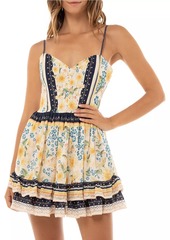 Agua Bendita Returning To The Roots Isadora Floral Minidress