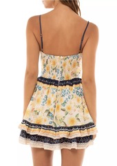 Agua Bendita Returning To The Roots Isadora Floral Minidress