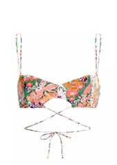 Agua Bendita Returning To The Roots Kayla Seed Wrap Bikini Top