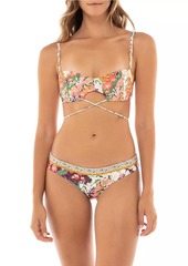 Agua Bendita Returning To The Roots Kayla Seed Wrap Bikini Top