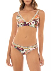 Agua Bendita Returning To The Roots Megan Seed Bikini Top