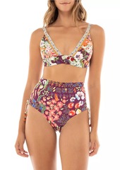 Agua Bendita Returning To The Roots Megan Seed Bikini Top