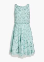 Aidan Mattox - Embellished tulle dress - Blue - US 6