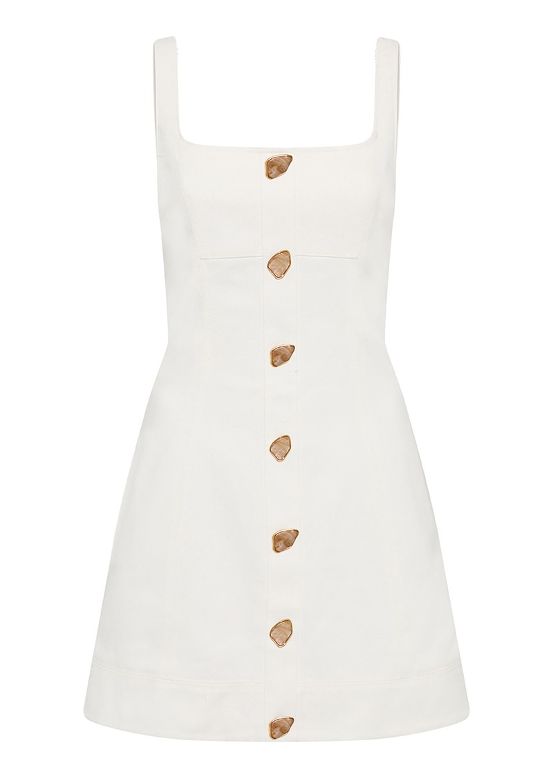 Aje - Axle Utility Mini Dress - White - AU 8 - Moda Operandi