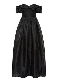 Aje - Cordelia Off-The-Shoulder Taffeta Gown - Black - AU 8 - Moda Operandi