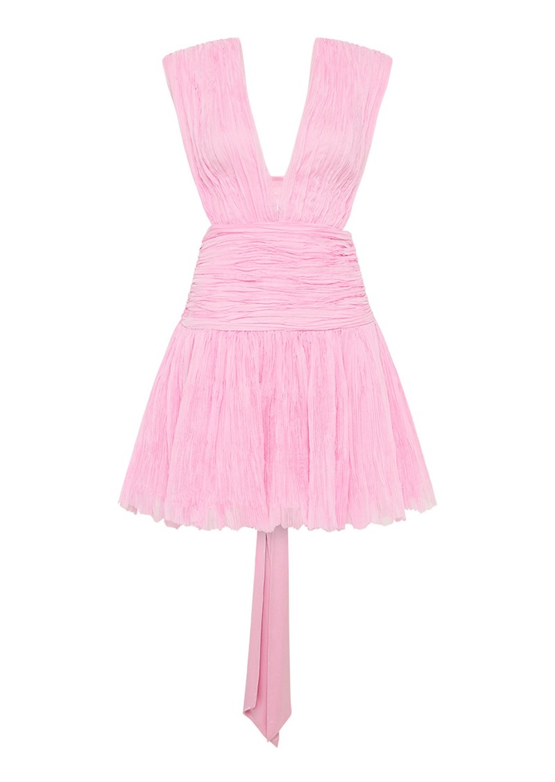Aje - Escapist Pleated Mini Dress - Pink - AU 12 - Moda Operandi
