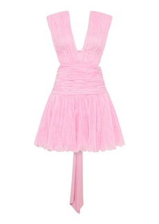 Aje - Escapist Pleated Mini Dress - Pink - AU 14 - Moda Operandi