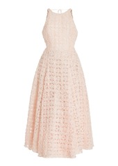 Aje - Quintette Backless Crochet Midi Dress - Pink - AU 6 - Moda Operandi