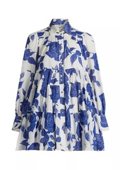 Aje Vie Cotton Voile Smock Minidress