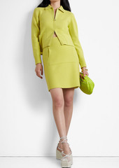 Akris - Cashmere mini skirt - Green - US 4