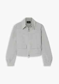 Akris - Cropped wool jacket - Gray - US 2