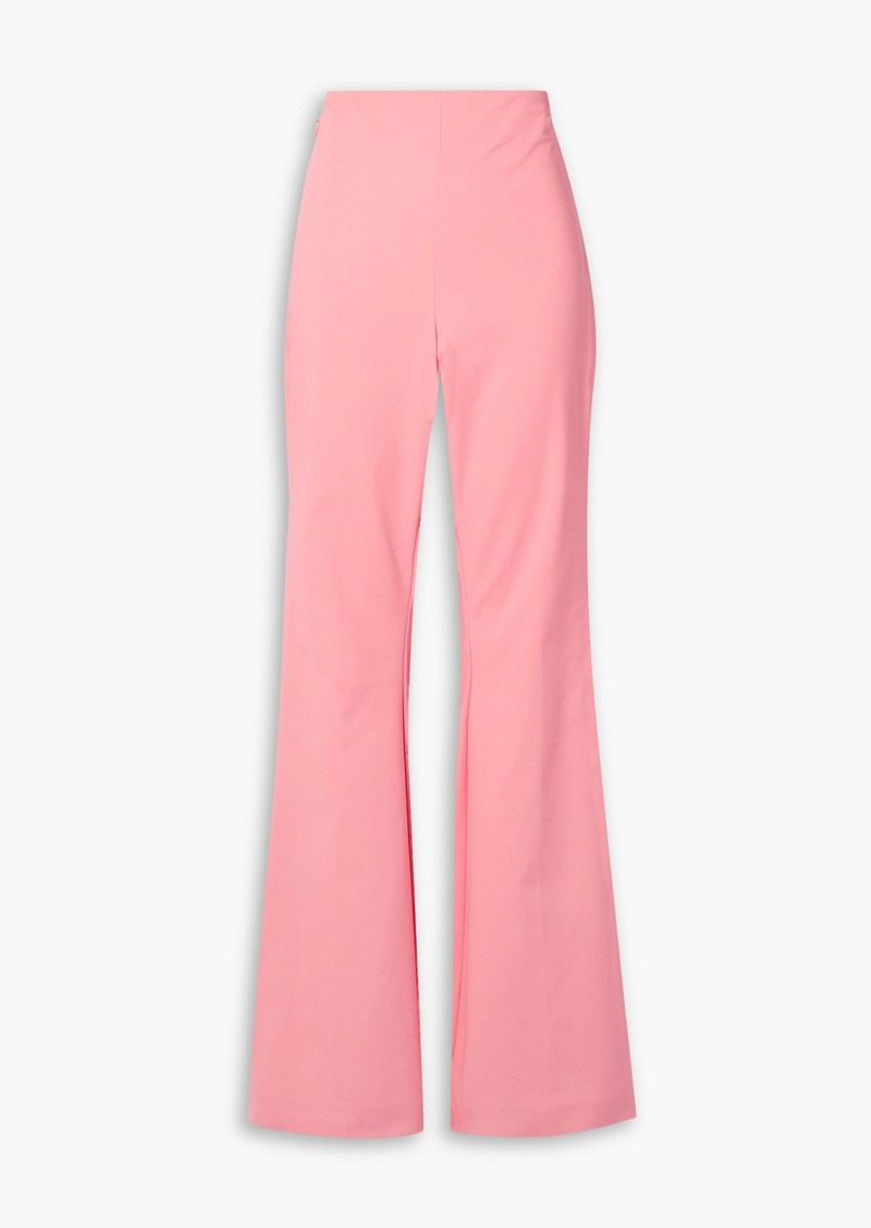 Akris - Faralda woven flared pants - Pink - US 10