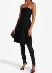 Akris - Strapless wool-blend crepe tunic - Black - US 2