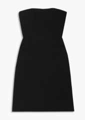 Akris - Strapless wool-blend crepe tunic - Black - US 2