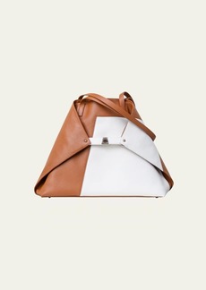 Akris Ai Medium Patchwork Leather Shoulder Bag