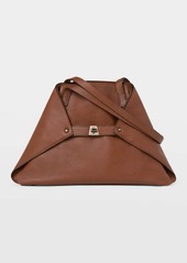 Akris Ai Small Leather Shoulder Tote Bag