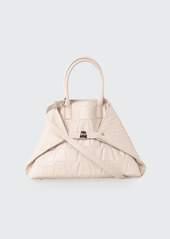 Akris Ai Small Quilted Convertible Tote Bag