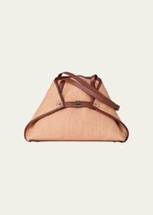 Akris Ai Small Raffia Shoulder Bag