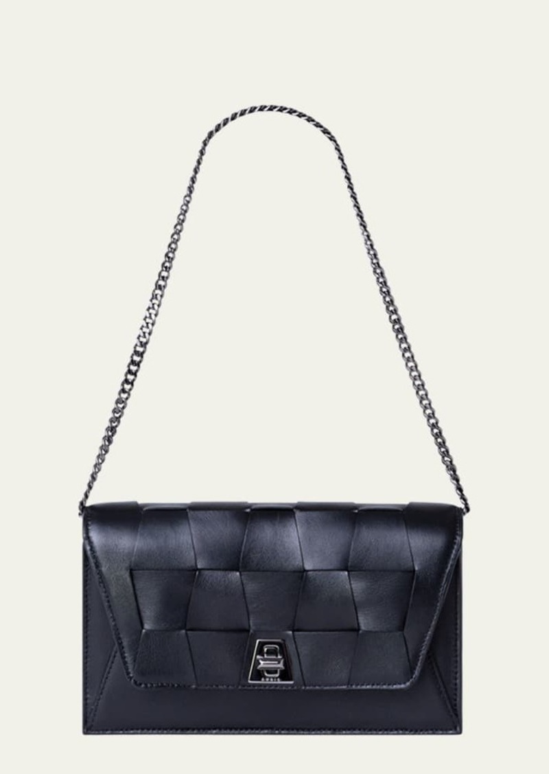 Akris Anouk Braided Leather Shoulder Bag