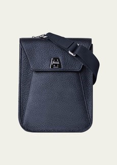 Akris Anouk Mini Flap Leather Messenger Bag