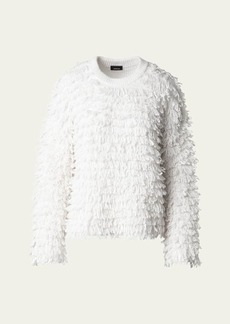 Akris Cashmere and Wool Loops Knit Sweater