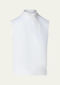 Akris Cashmere Knit Pullover with Knot Detail