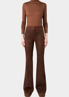 Akris Cashmere-Silk Mock-Neck Long-Sleeve Top