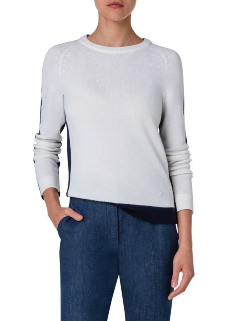 Akris Colorblock Cashmere Sweater