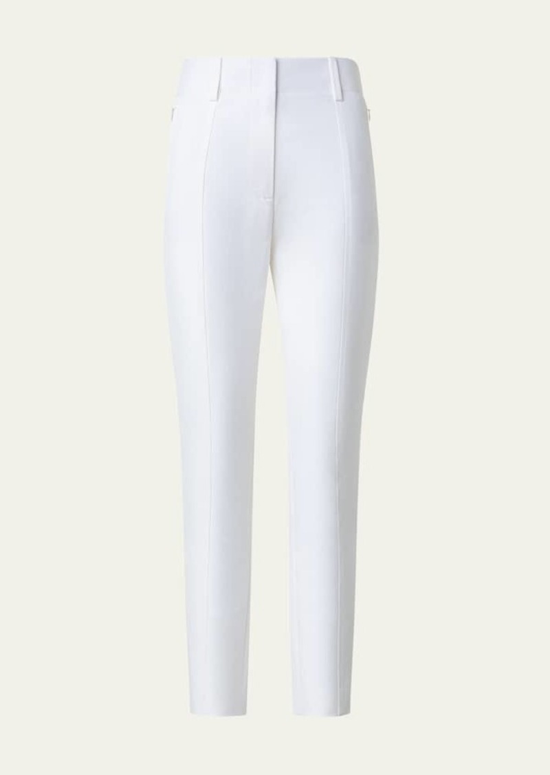 Akris Connor Cotton Silk Slim-Fit Pants