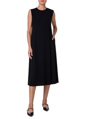 Akris Crepe Midi Shift Dress