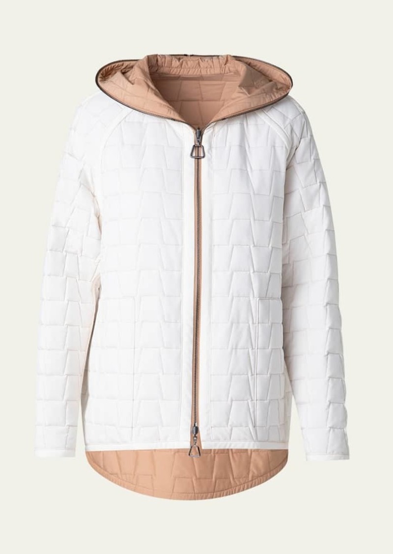 Akris Enon Techno Taffeta Quilted Jacket