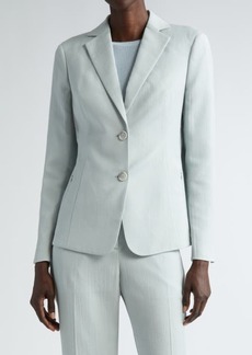 Akris Lavino Cotton & Silk Blend Double Face Jacket